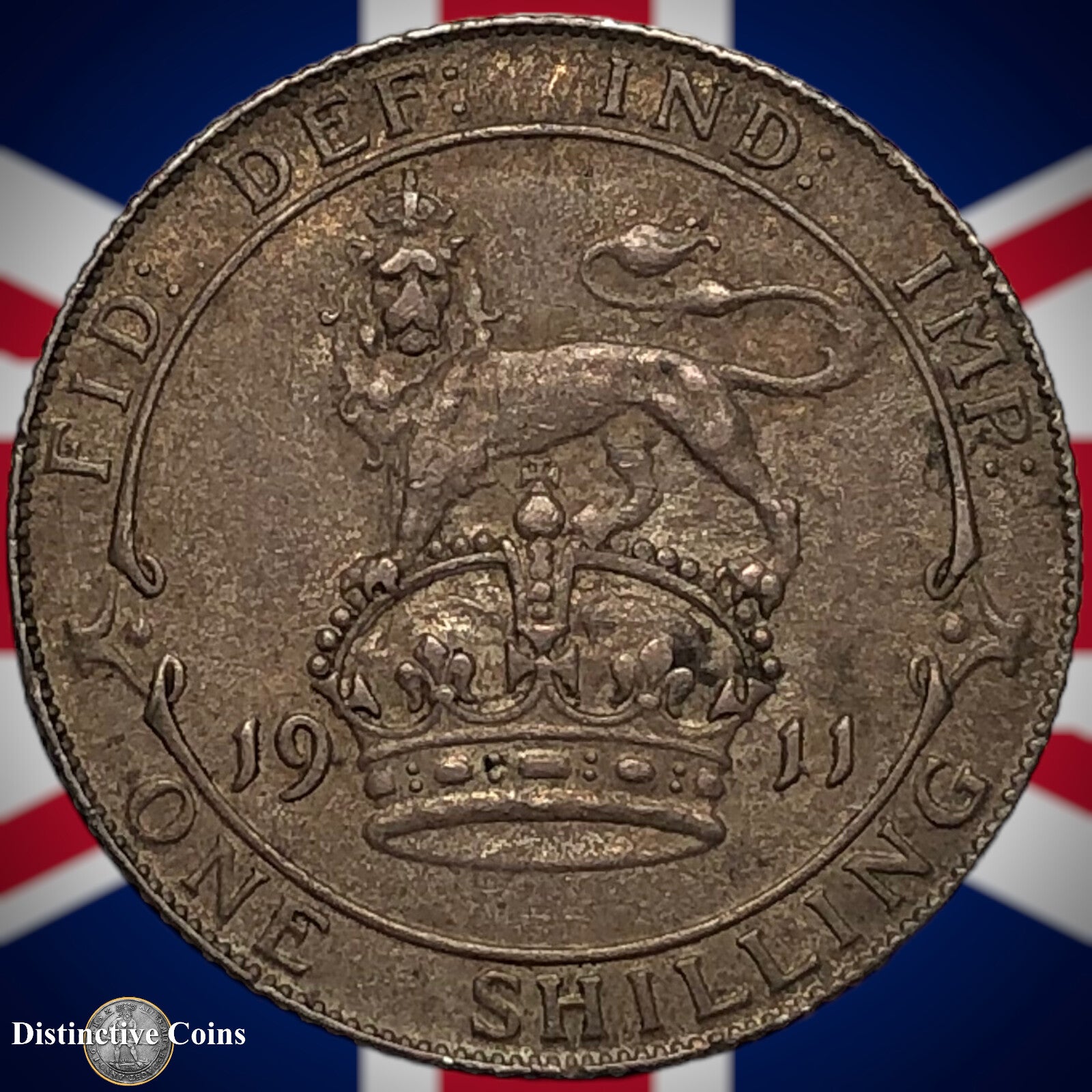 Great Britain 1911 One Shilling GB0907
