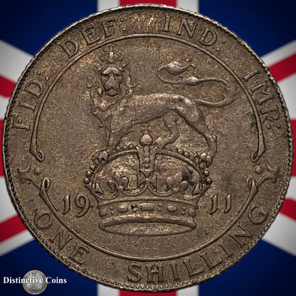 Great Britain 1911 One Shilling GB0907