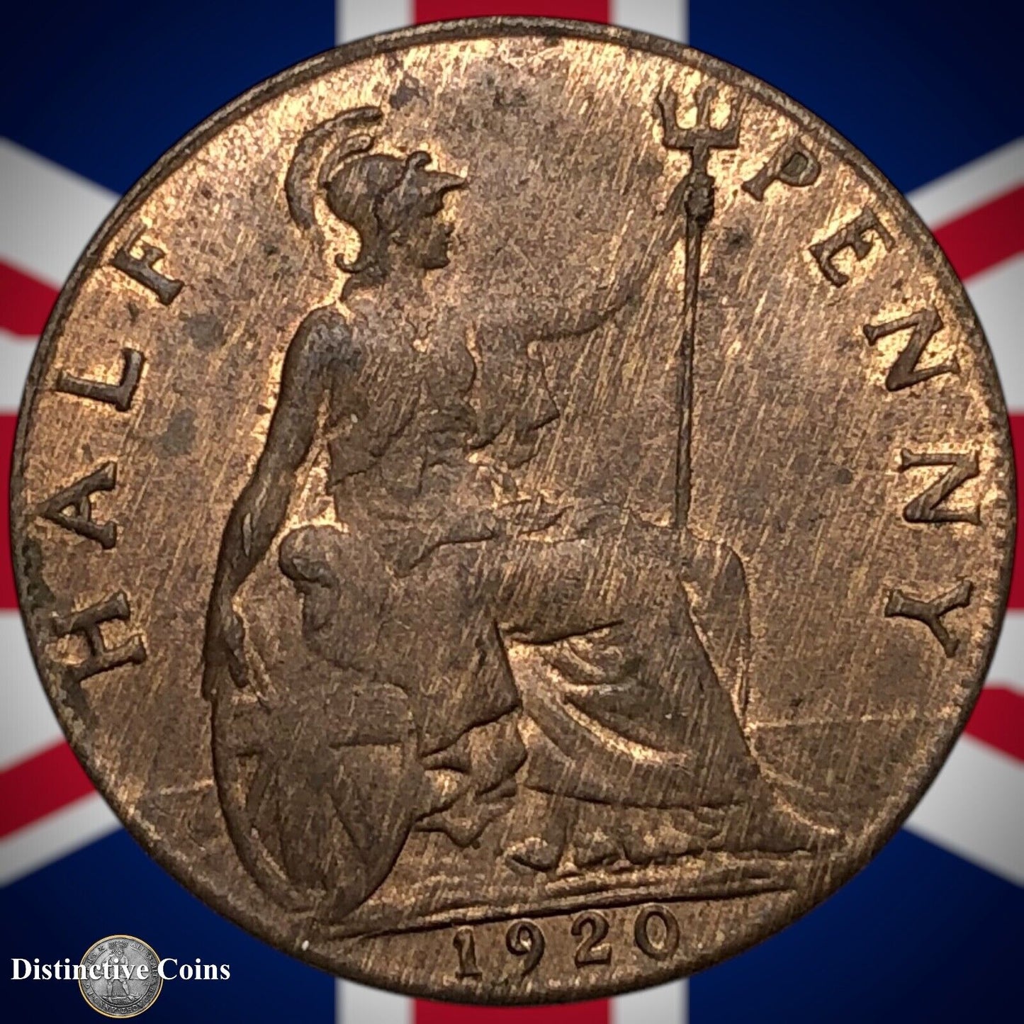 Great Britain 1920 Half Penny 1/2d GB5875