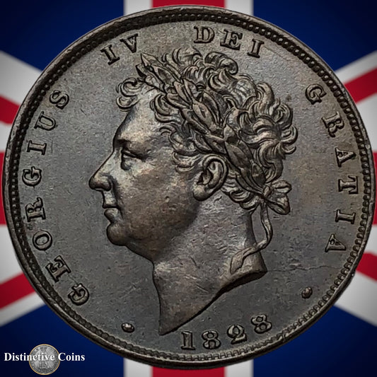 Great Britain 1828 Farthing 1/4d GB3339