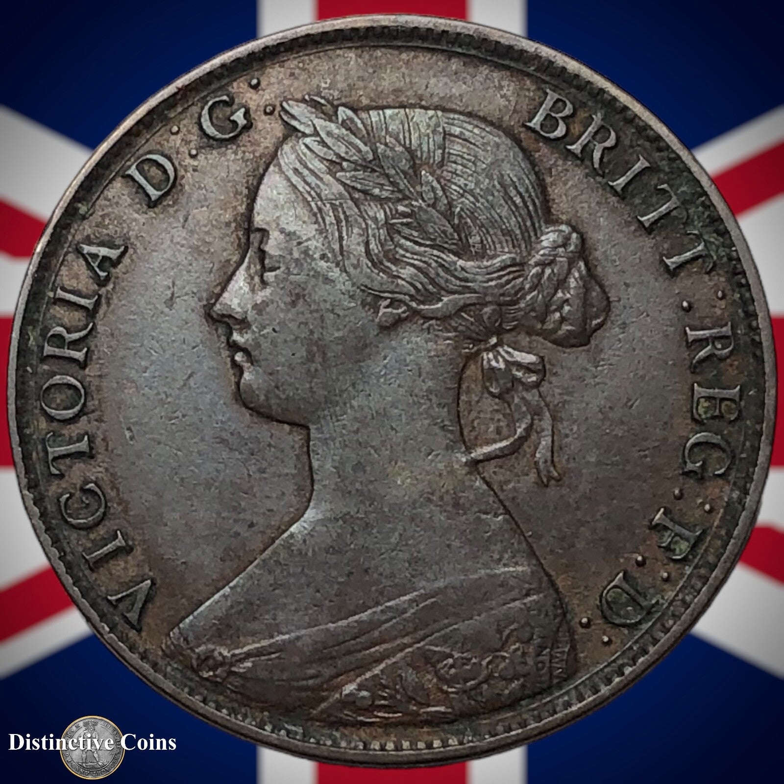 Great Britain 1861 Half Penny 1/2d GB5364