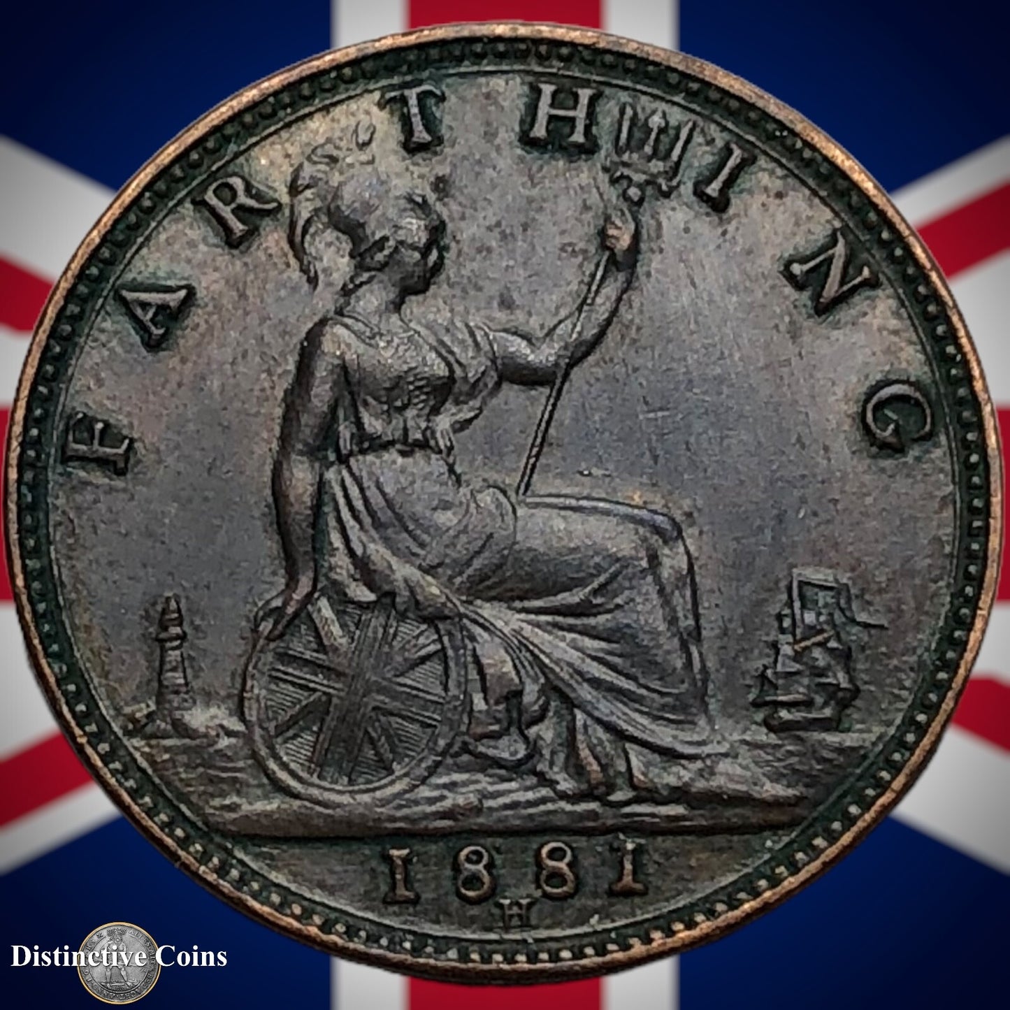 Great Britain 1881 H Farthing 1/4d GB3924