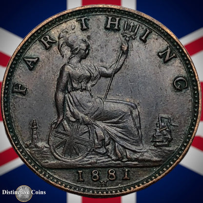 Great Britain 1881 H Farthing 1/4d GB3924