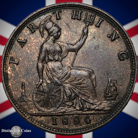Great Britain 1884 Farthing 1/4d GB4120