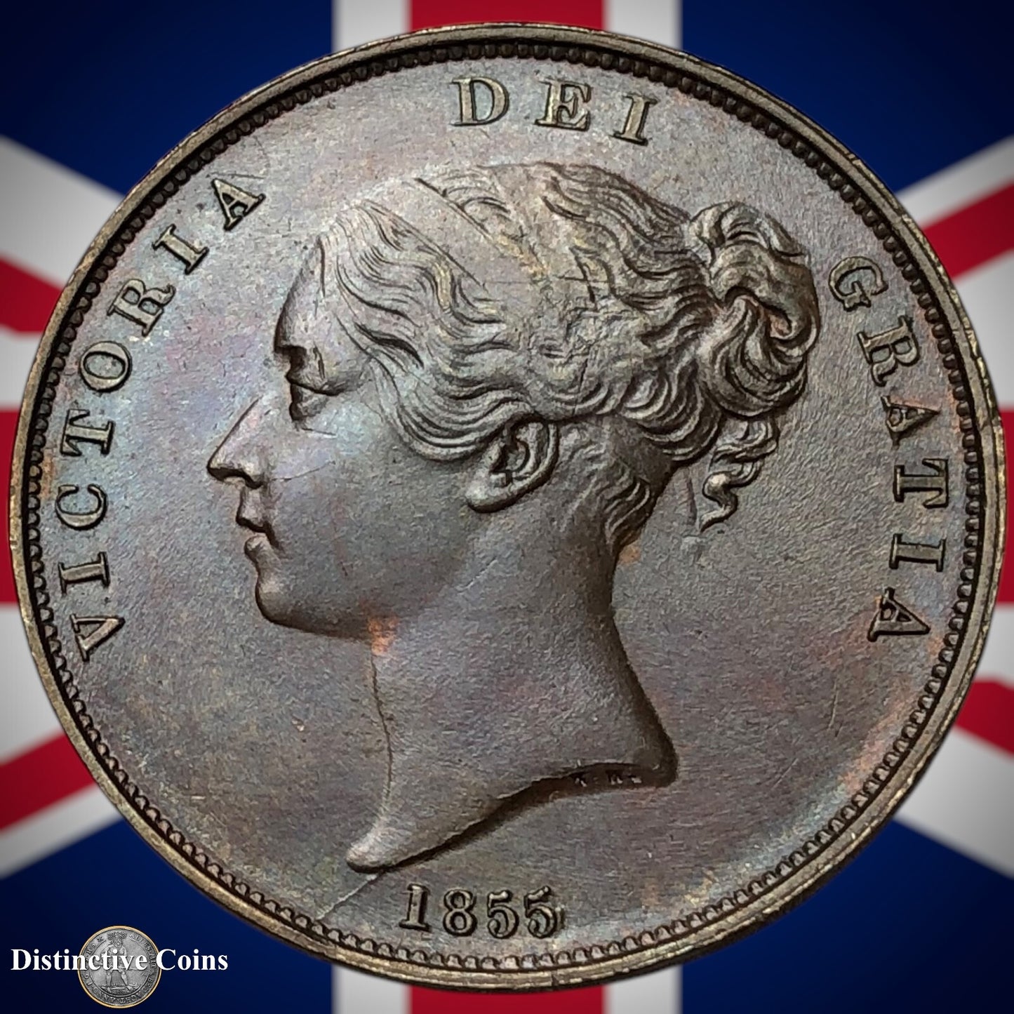 Great Britain 1855 Penny 1d GB6146