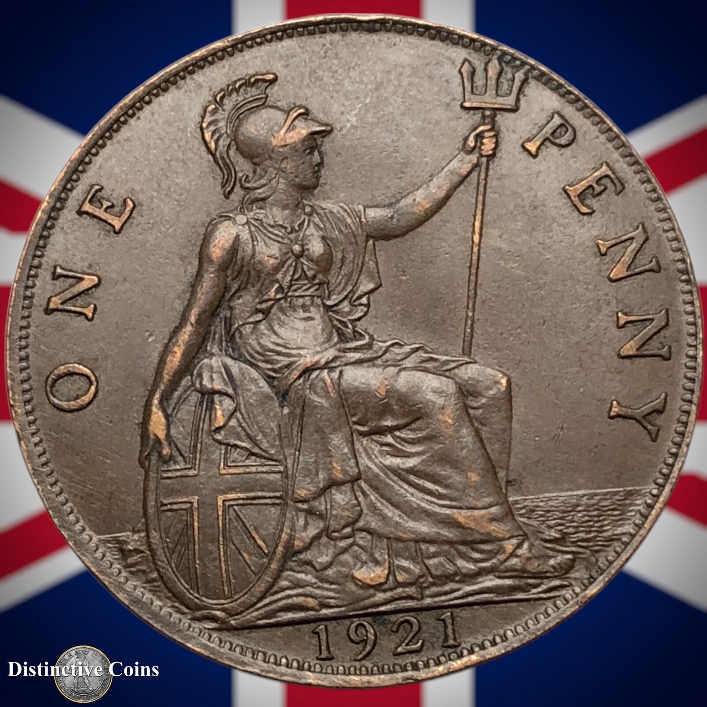 Great Britain 1921 Penny 1d GB6973