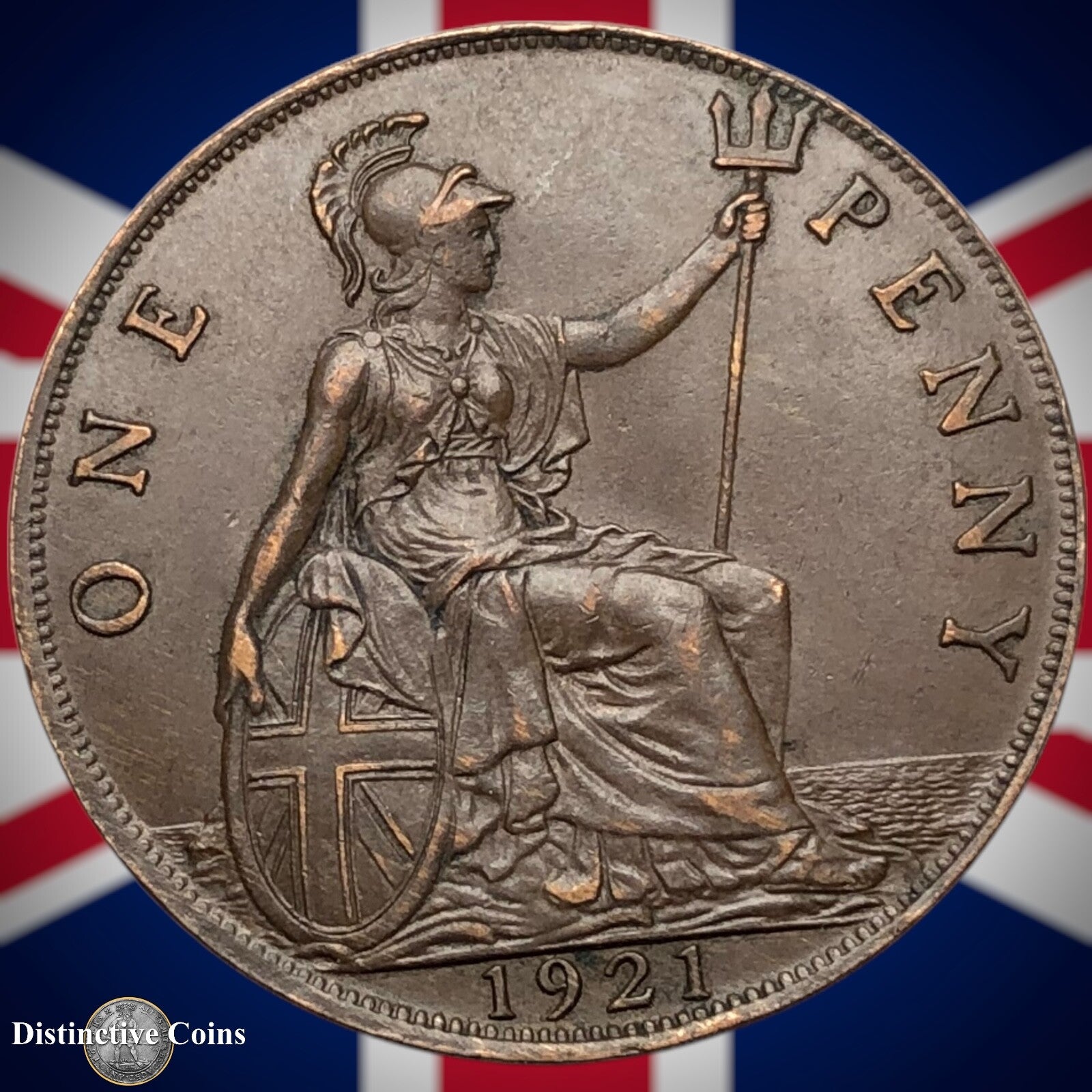 Great Britain 1921 Penny 1d GB6973