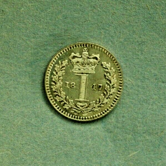 Great Britain 1847 Maundy 1 Penny  A312
