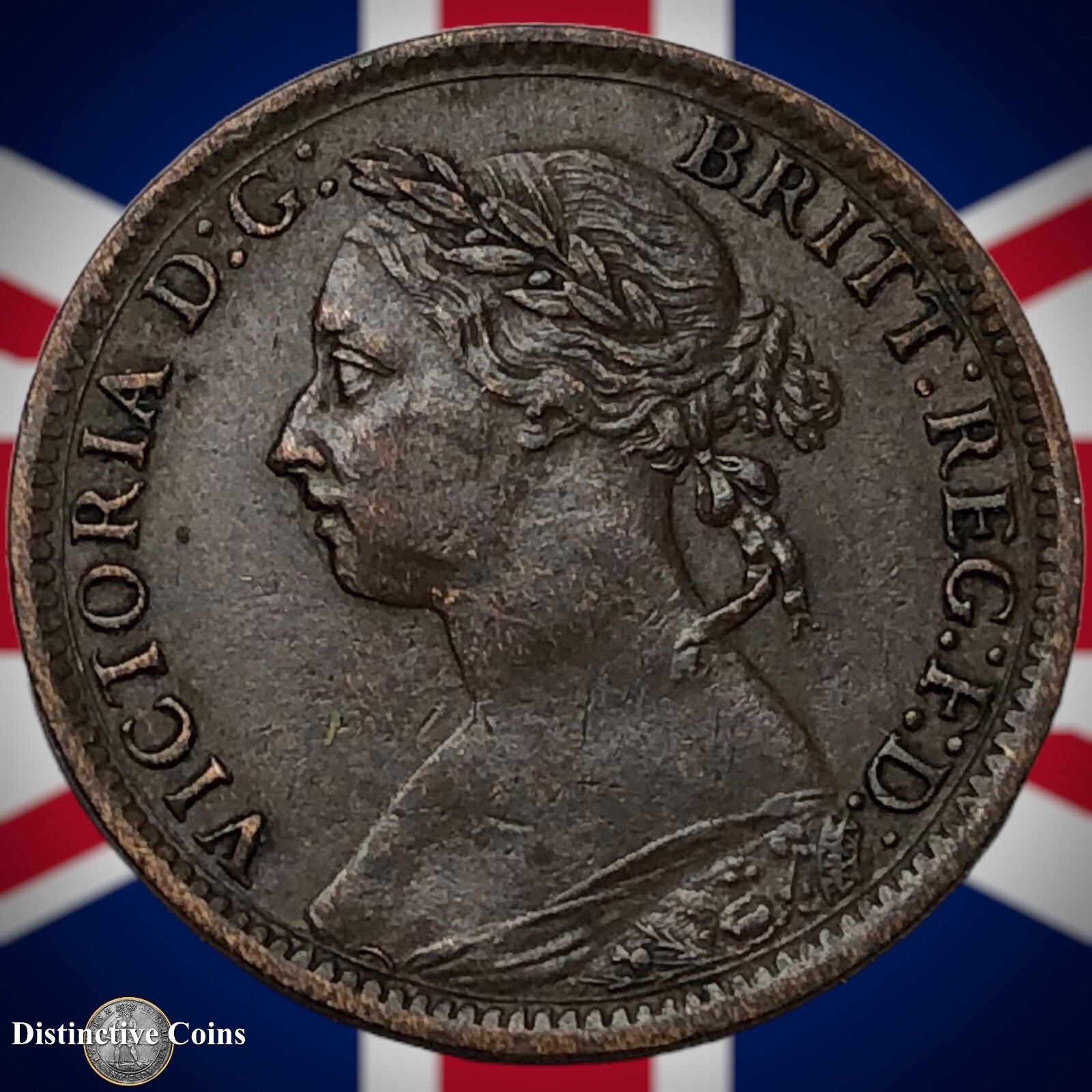 Great Britain 1884 Farthing 1/4d GB4073