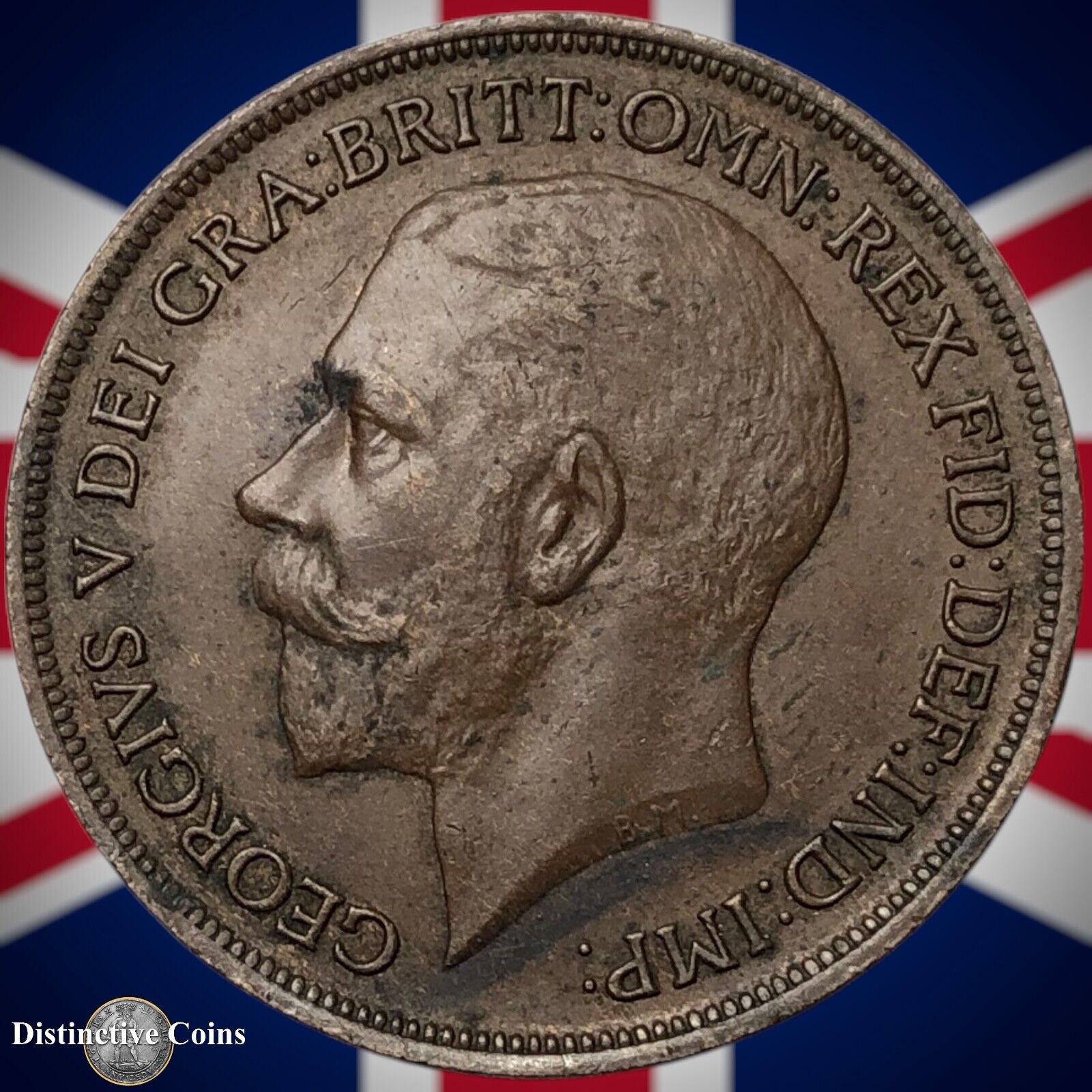 Great Britain 1916 Penny 1d GB6832