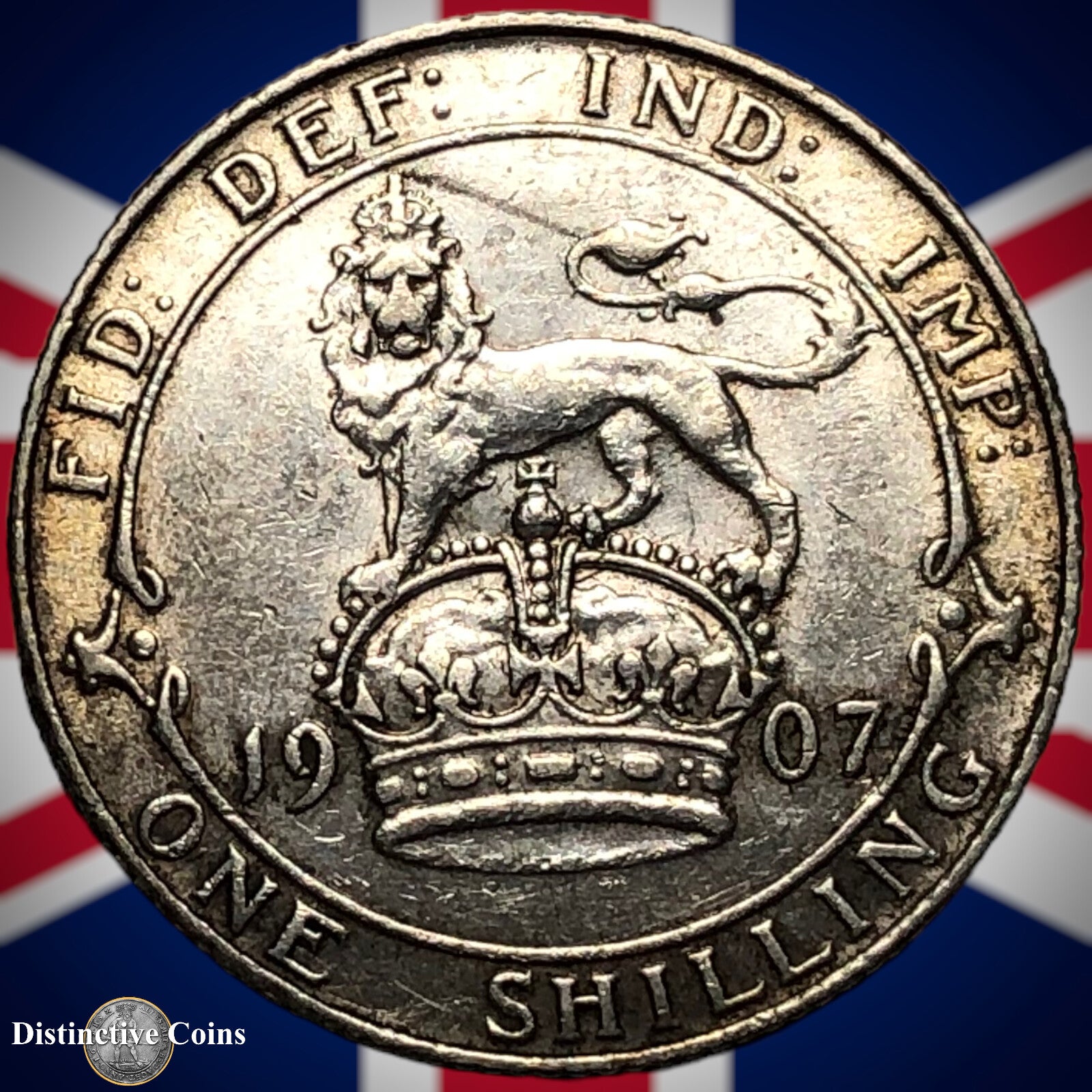 Great Britain 1907 British One Shilling GB0848