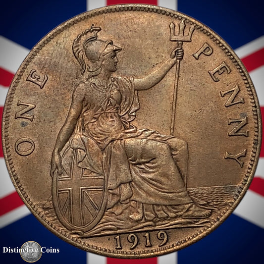 Great Britain 1919 Penny 1d GB6906