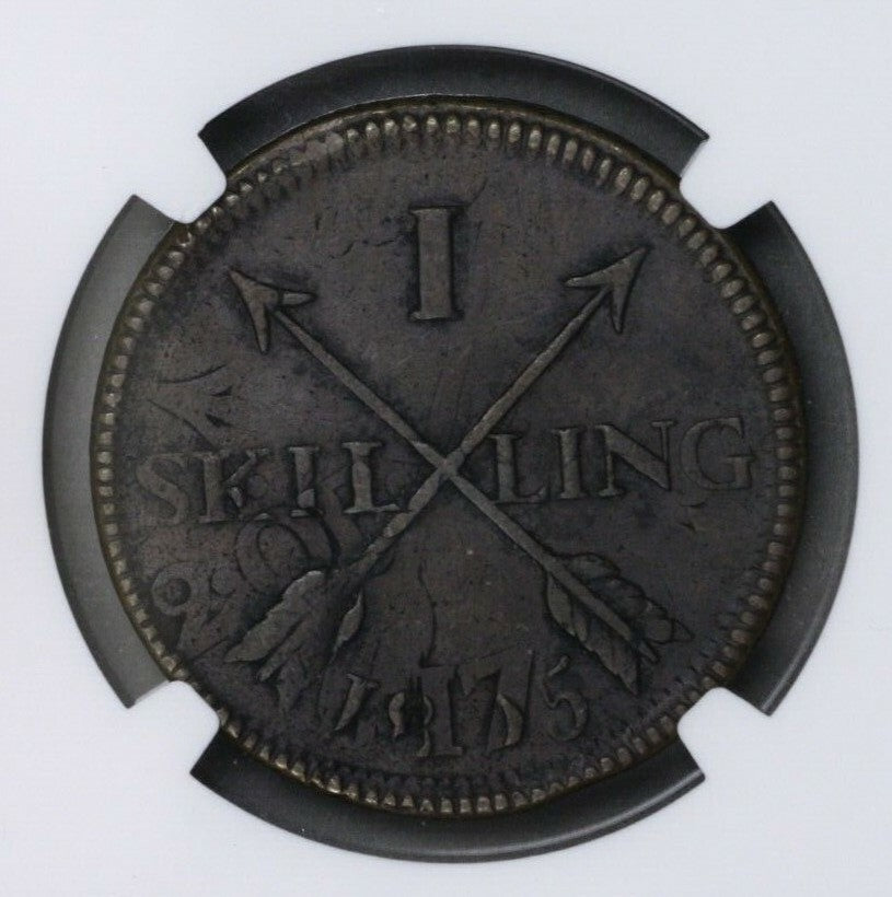 Sweden 1805 1 Skilling NGC XF 45 BN (175? 2 Ore Legible Date)   S717