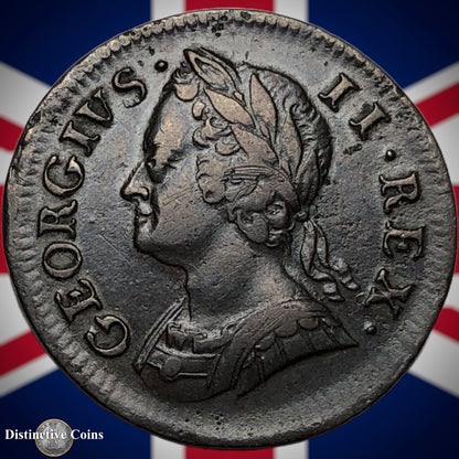 Great Britain 1754 Farthing 1/4d GB3181