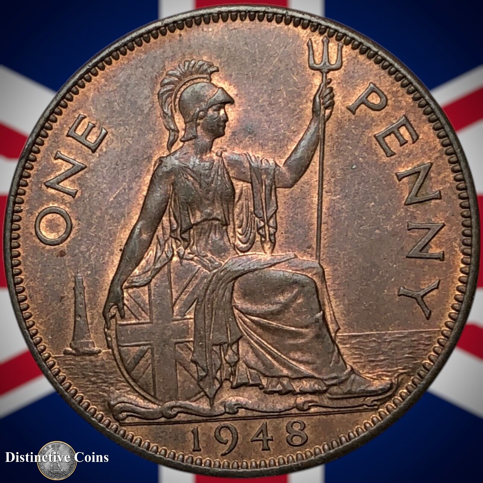Great Britain 1948 Penny 1d GB7289