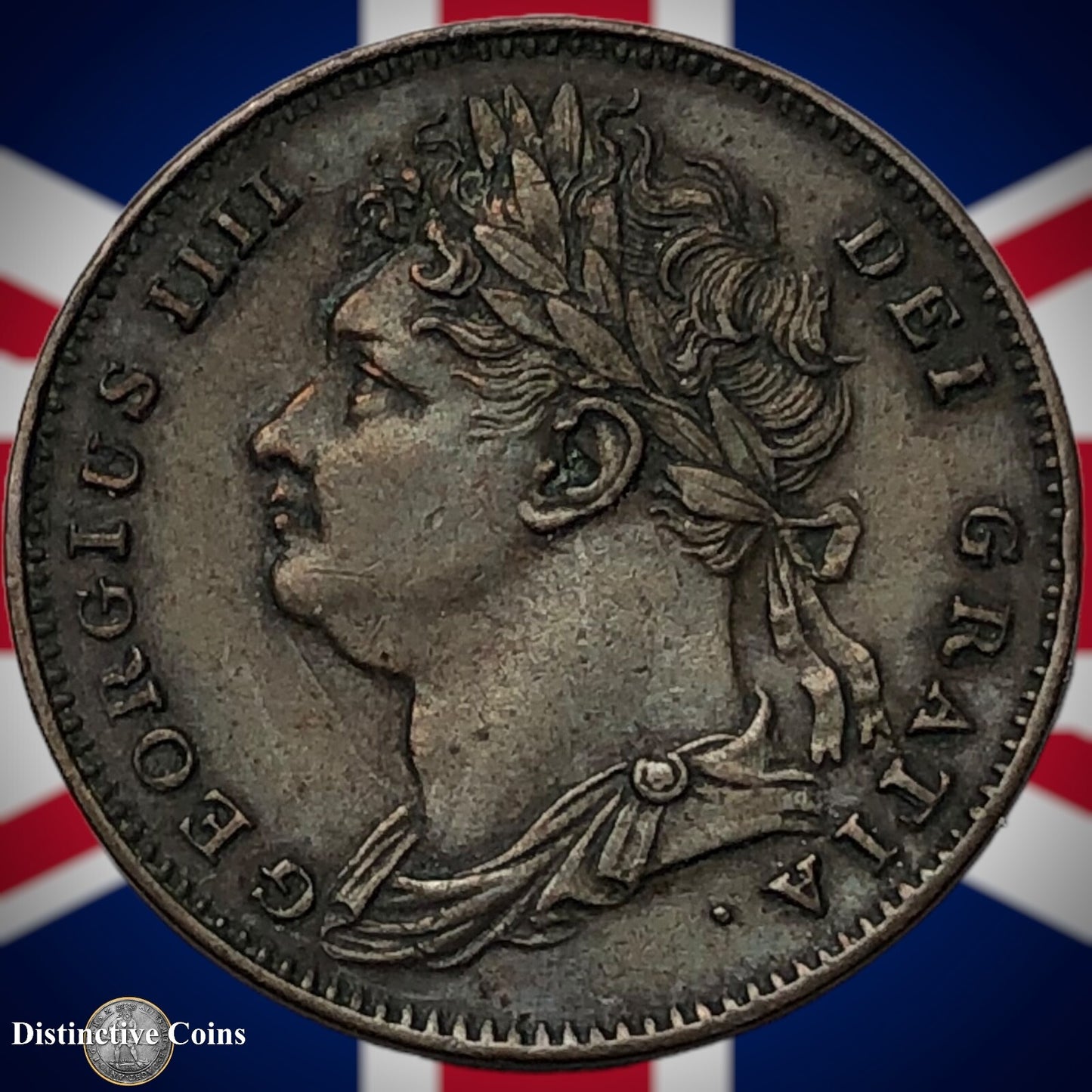 Great Britain 1822 Farthing 1/4d GB3251