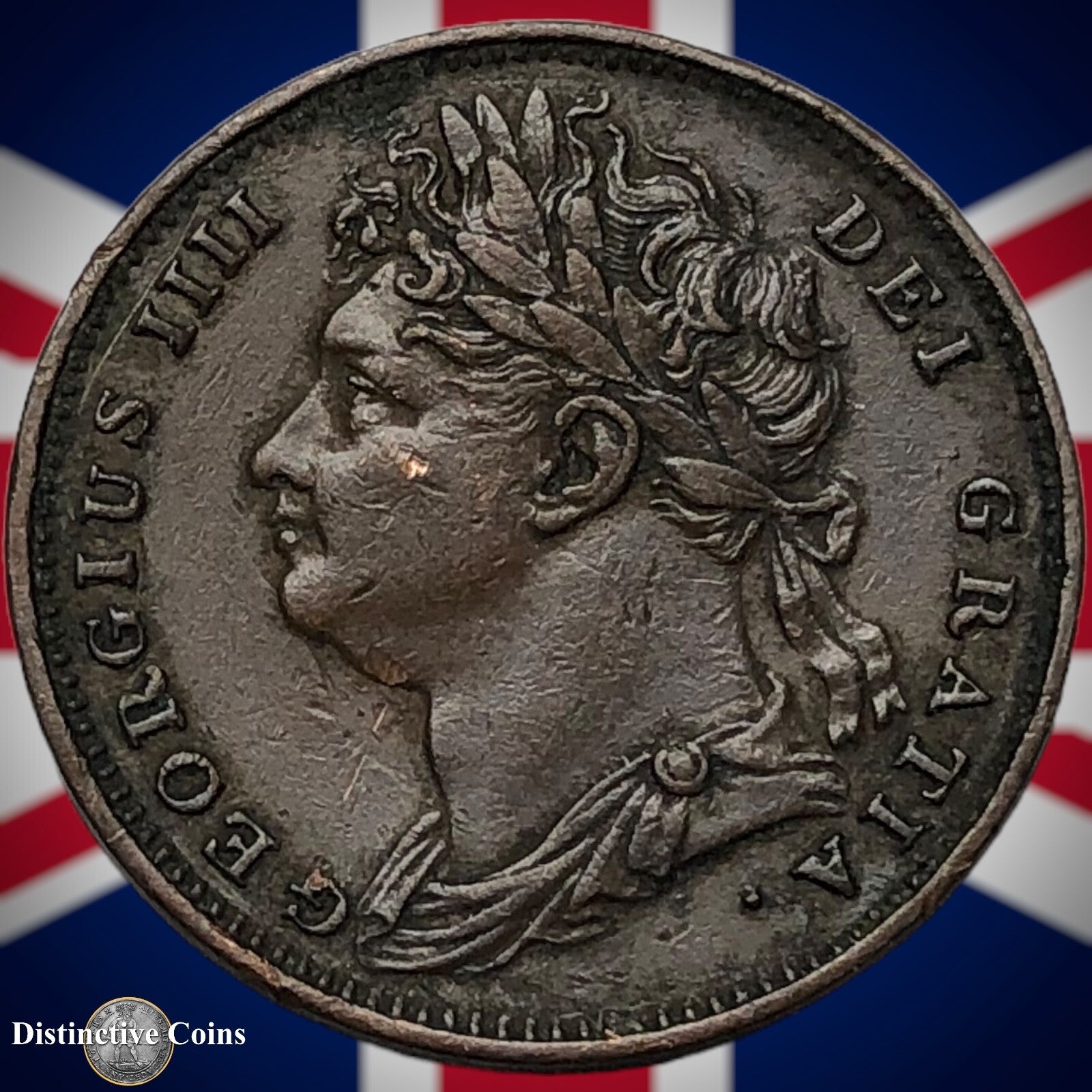 Great Britain 1822 Farthing 1/4d GB3244