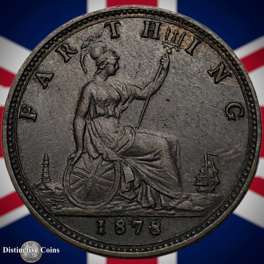 Great Britain 1878 Farthing 1/4d GB3799