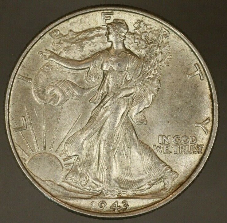 1943 Walking Liberty Half Dollar Higher Grade       