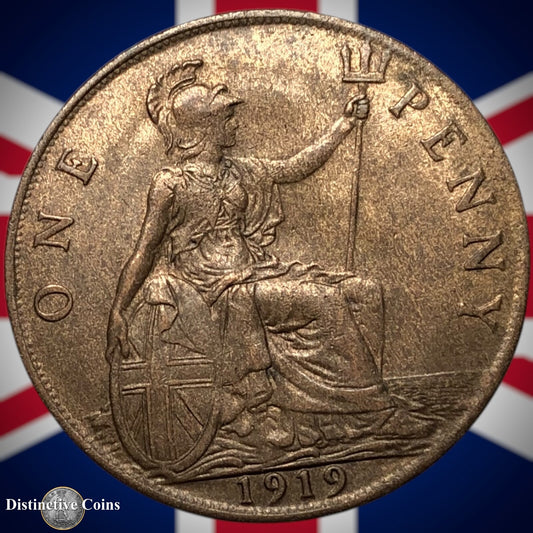 Great Britain 1919 Penny 1d GB6917