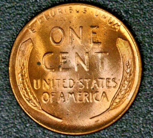 US 1956 D Lincoln Wheat Penny CH Red BU  A2805