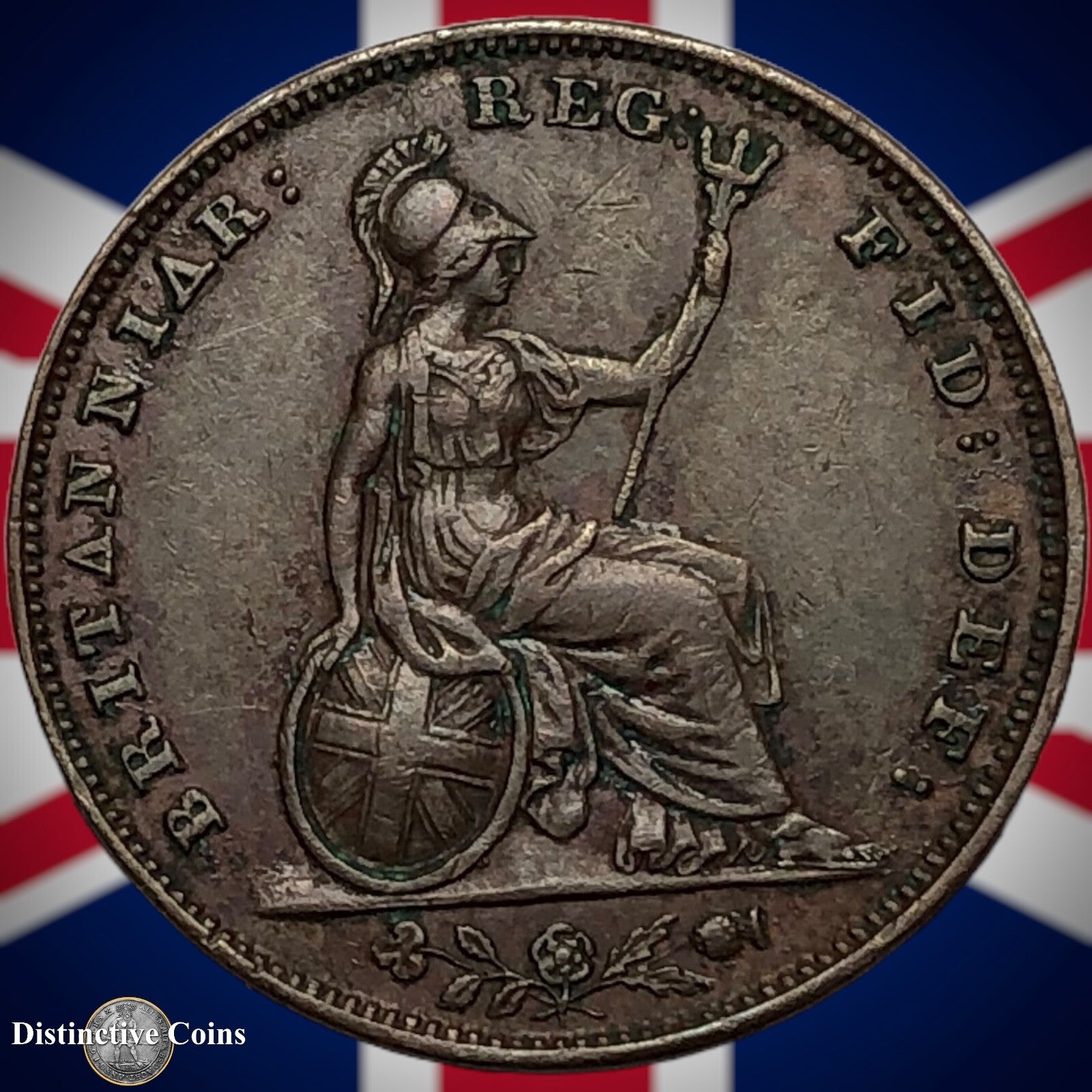 Great Britain 1853 Farthing 1/4d GB3443