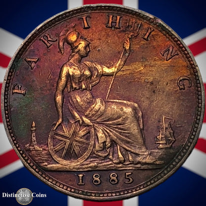 Great Britain 1885 Farthing 1/4d GB4163