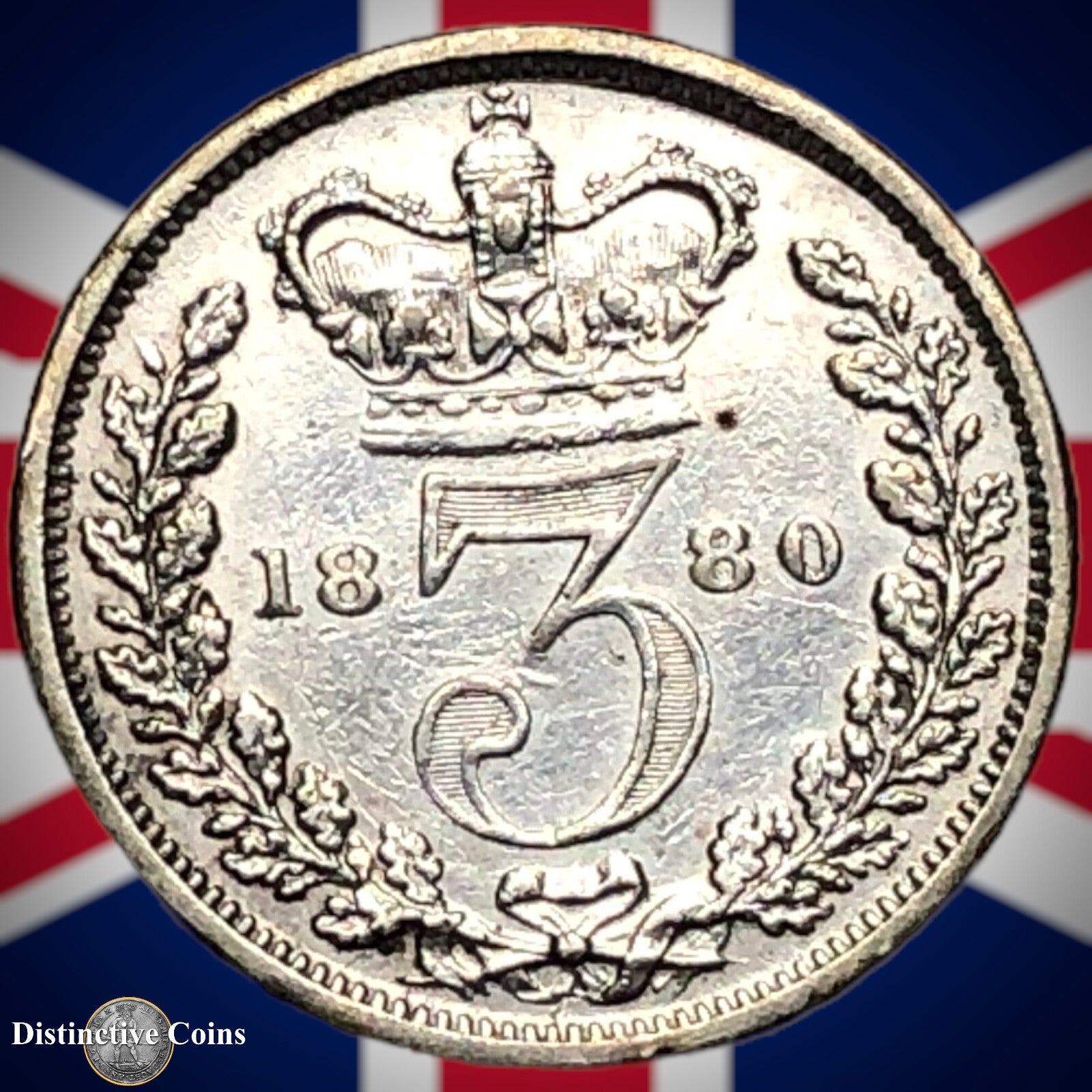 Great Britain 1880 Three Pence GB1912