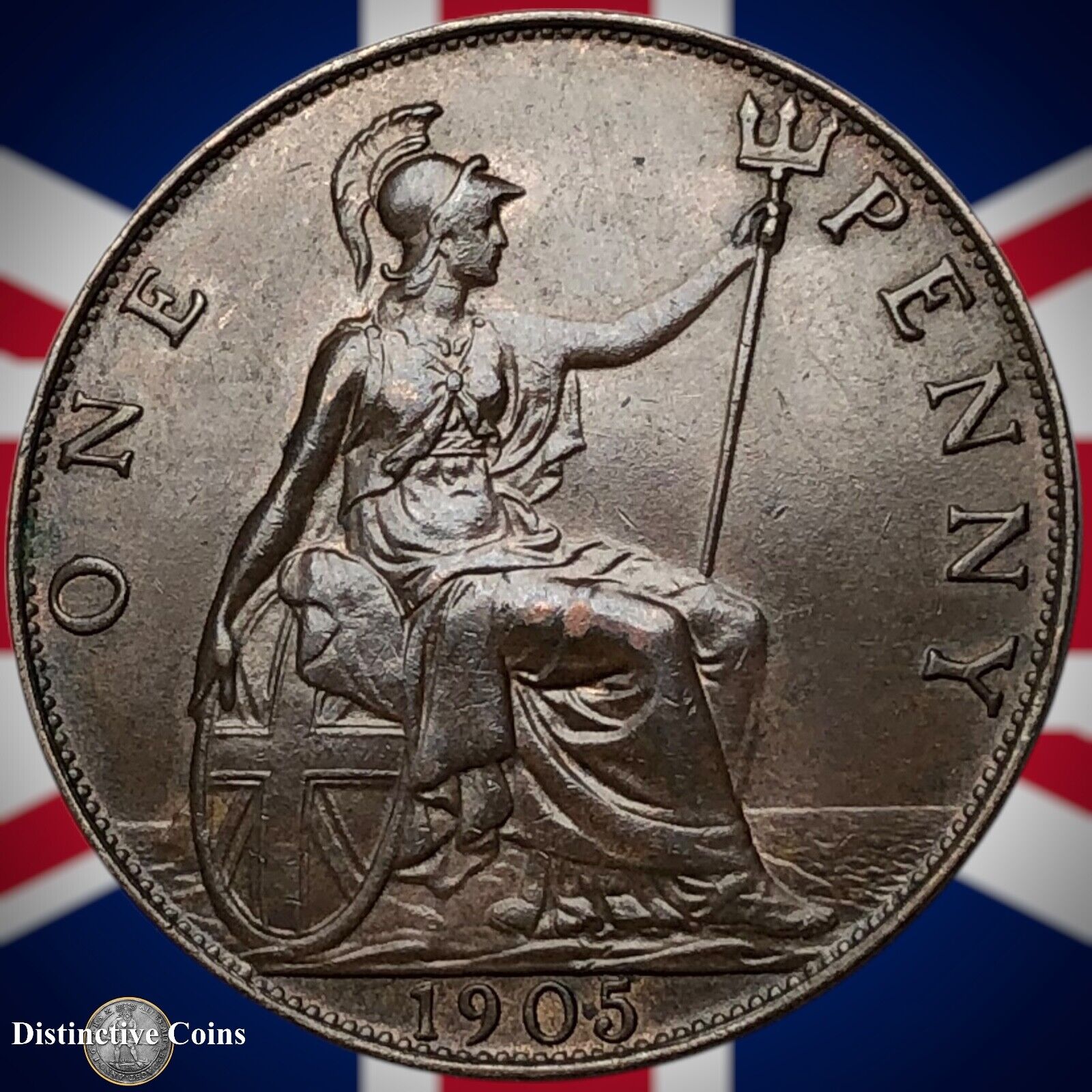 Great Britain 1905 Penny 1d GB6675