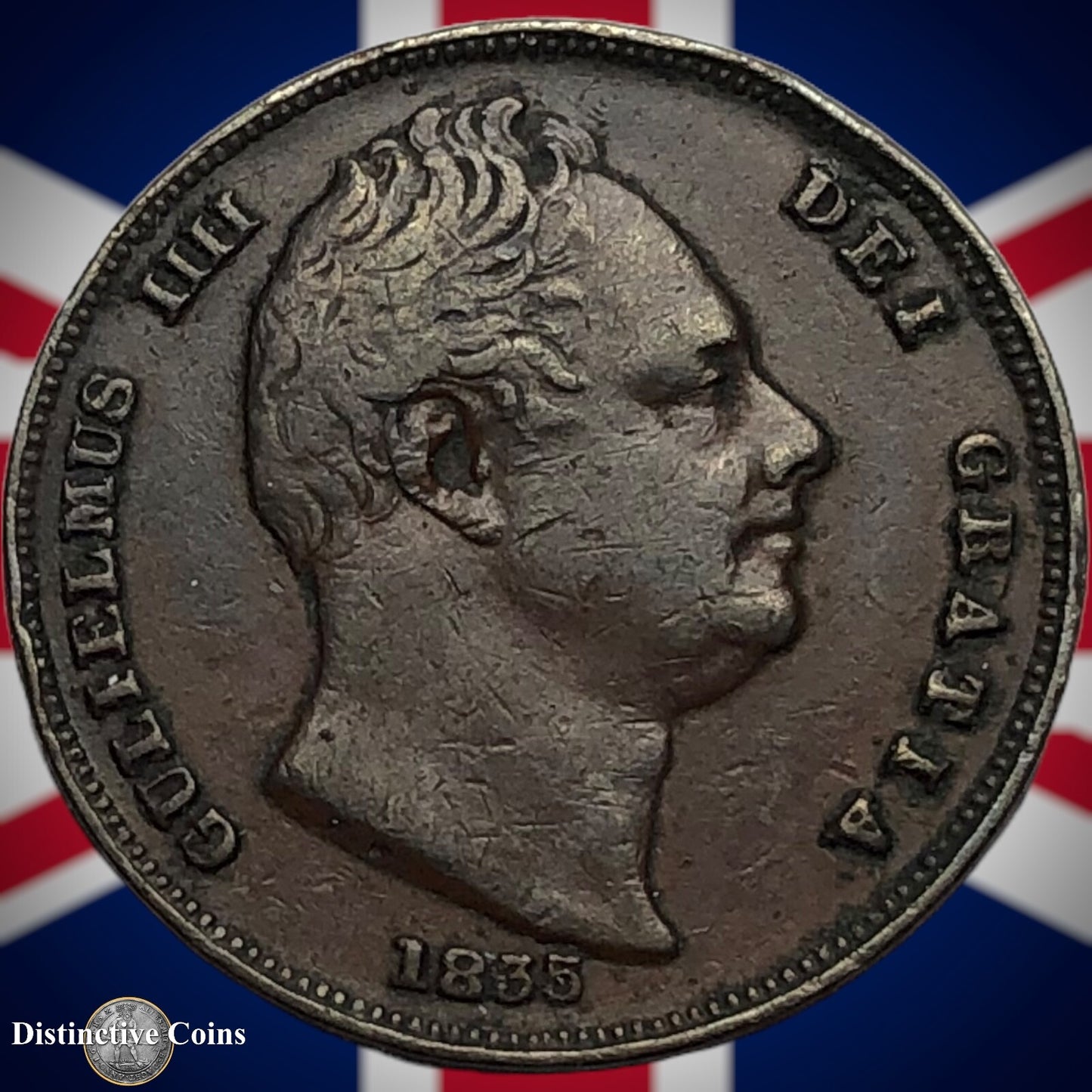 Great Britain 1835 Farthing 1/4d GB3376