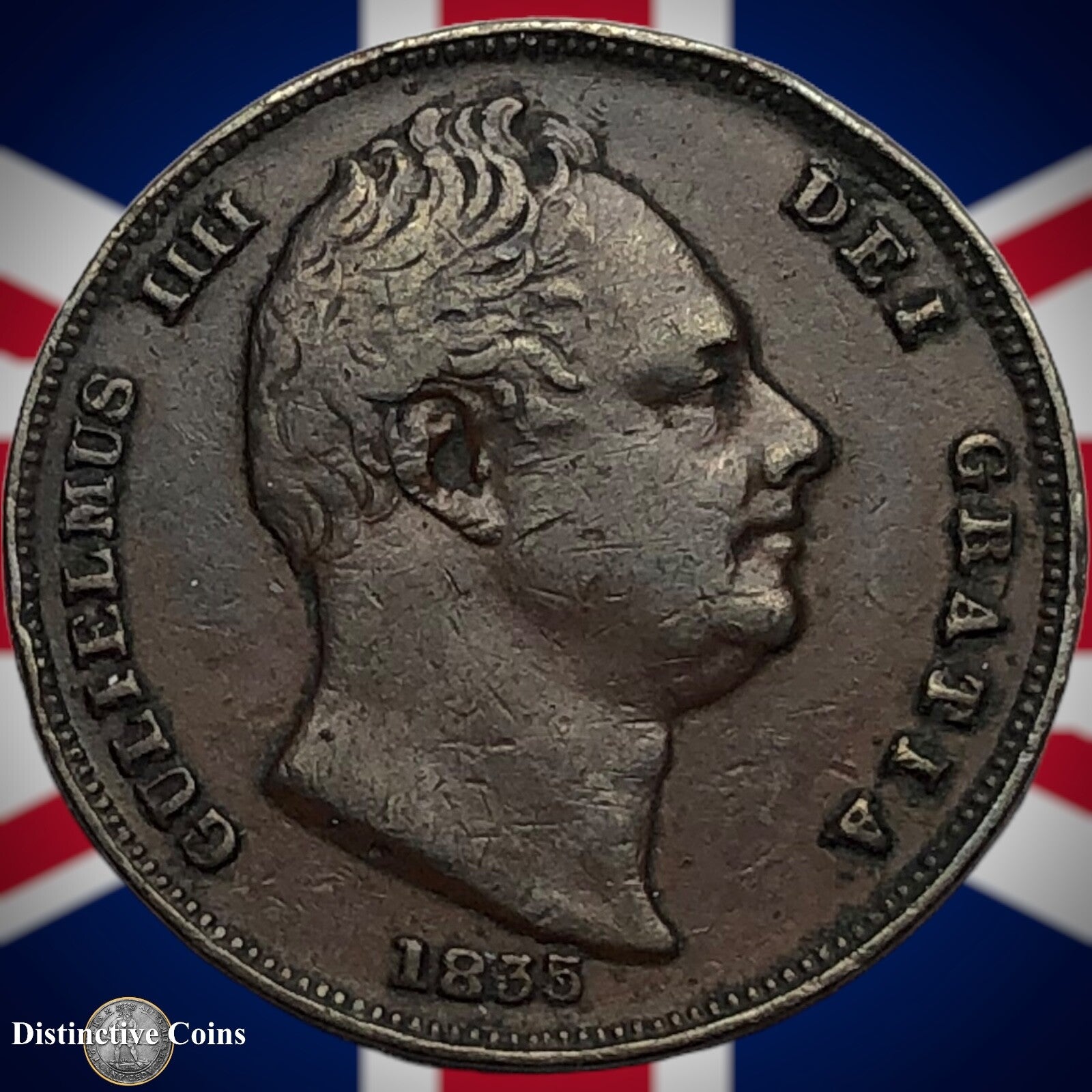 Great Britain 1835 Farthing 1/4d GB3376