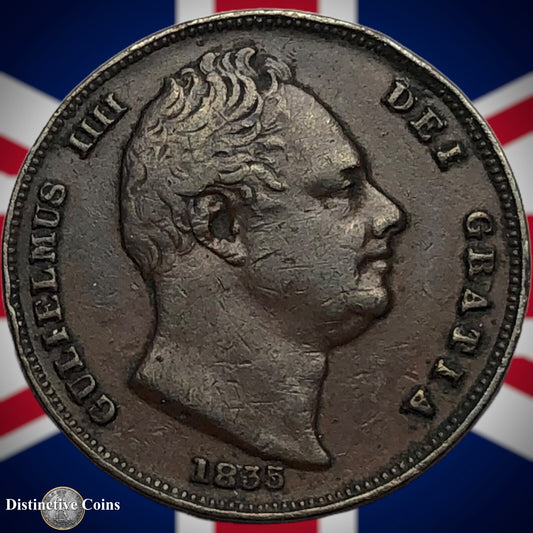 Great Britain 1835 Farthing 1/4d GB3376