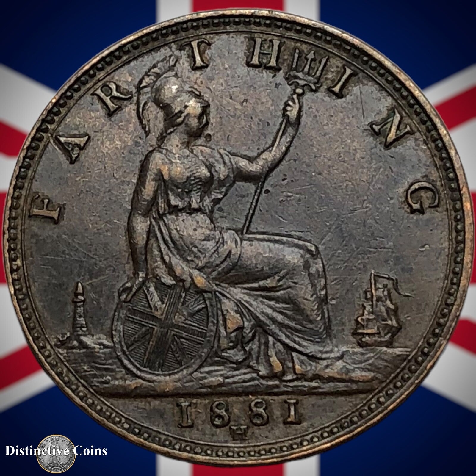 Great Britain 1881 H Farthing 1/4d GB3955