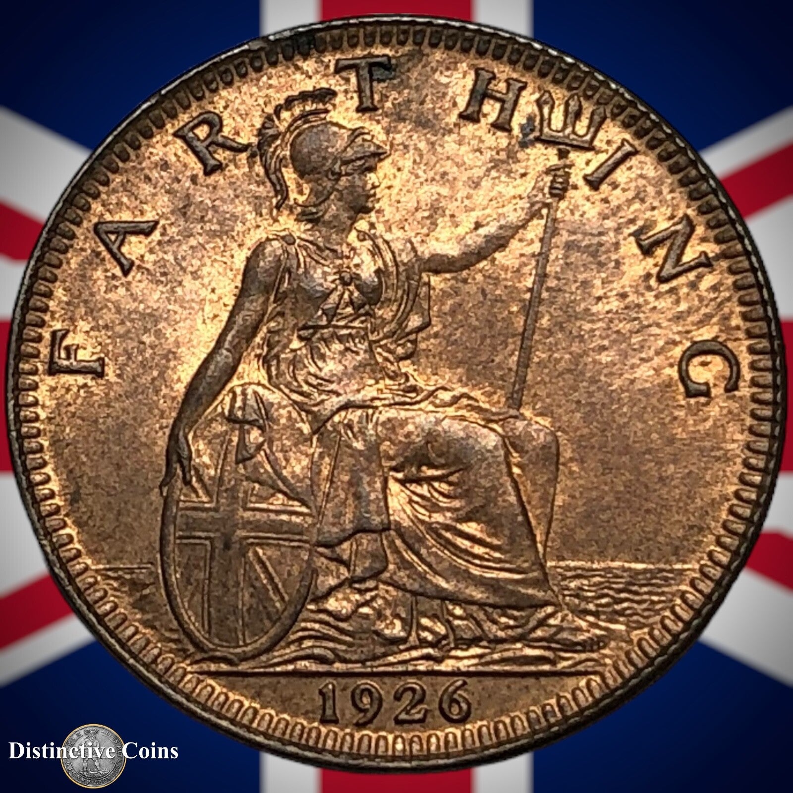 Great Britain 1926 Farthing 1/4d GB4847