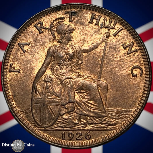 Great Britain 1926 Farthing 1/4d GB4847
