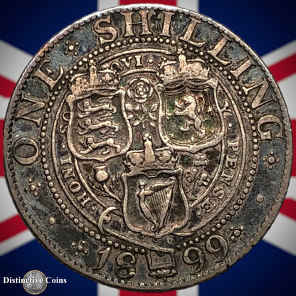 Great Britain 1899 British One Shilling GB0695