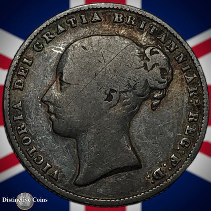 Great Britain 1865 British One Shilling GB0279