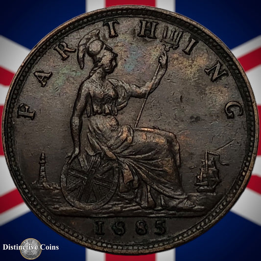 Great Britain 1885 Farthing 1/4d GB4152