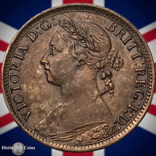 Great Britain 1890 Farthing 1/4d GB4290