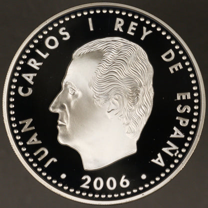 Spain 2006 10 Euro Carolvs Imperator w/ original capsule 
