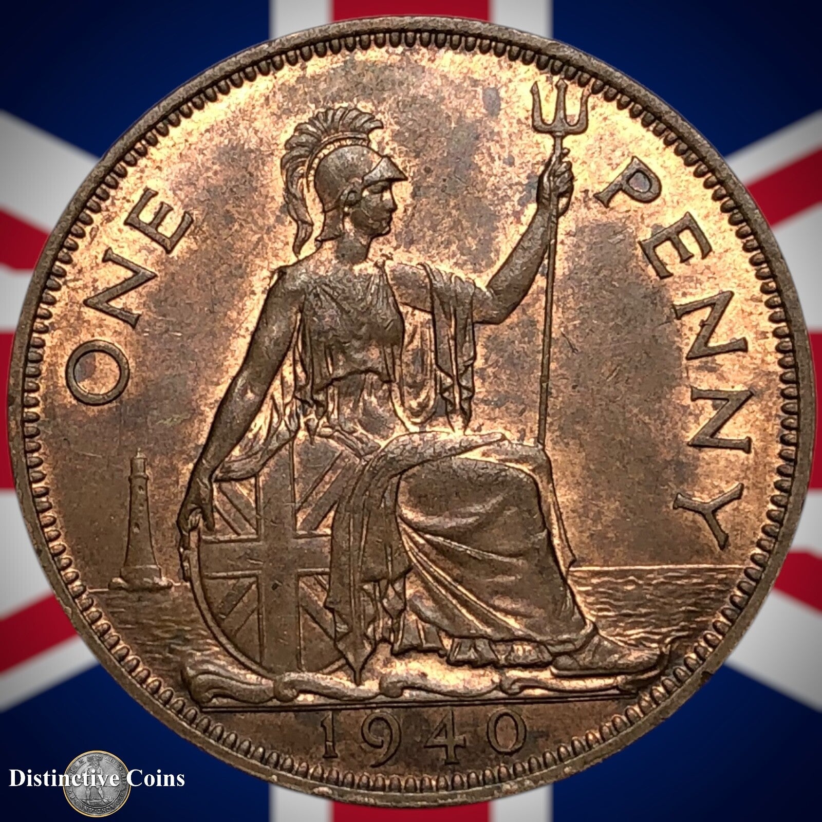 Great Britain 1940 Penny 1d GB7249