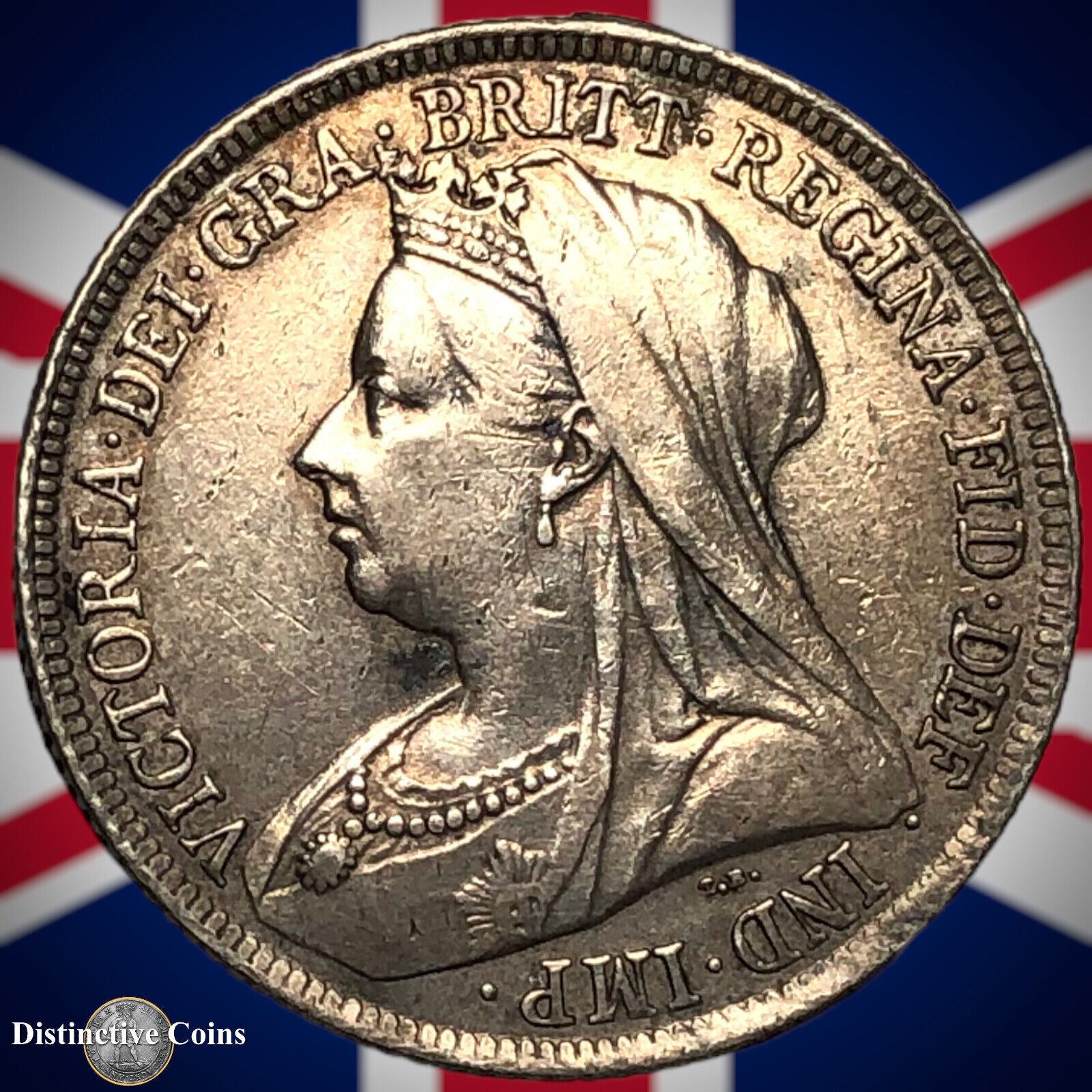 Great Britain 1895 British One Shilling GB0641