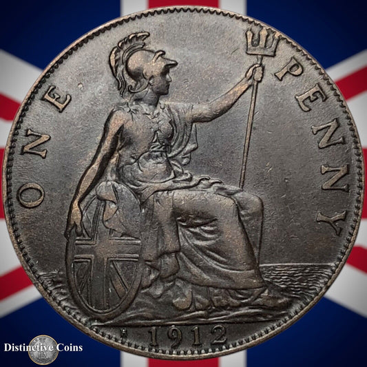 Great Britain 1912 H Penny 1d GB6795