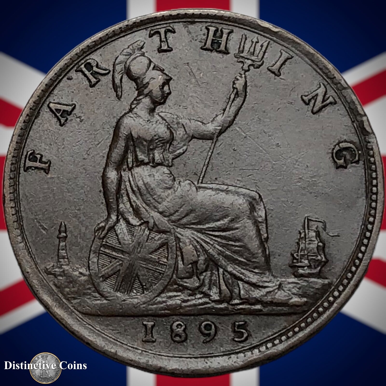 Great Britain 1895 Farthing 1/4d GB4400