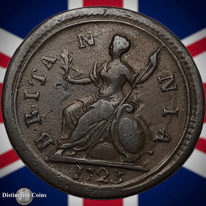 Great Britain 1723 Farthing 1/4d GB3161