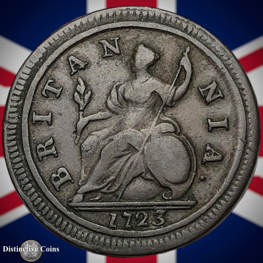 Great Britain 1723 Half Penny 1/2d GB5029