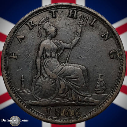 Great Britain 1866 Farthing 1/4d GB3574