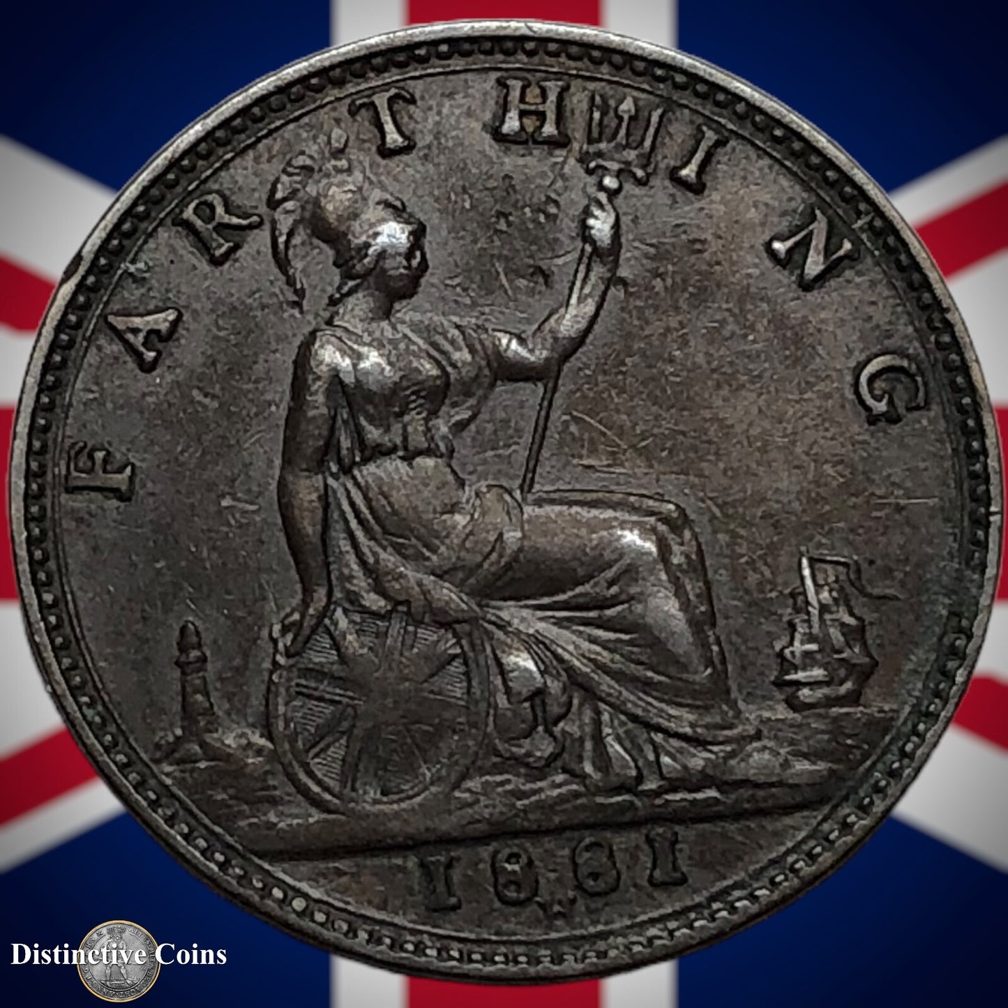 Great Britain 1881 H Farthing 1/4d GB3897