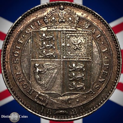 Great Britain 1888/7 British One Shilling GB0530