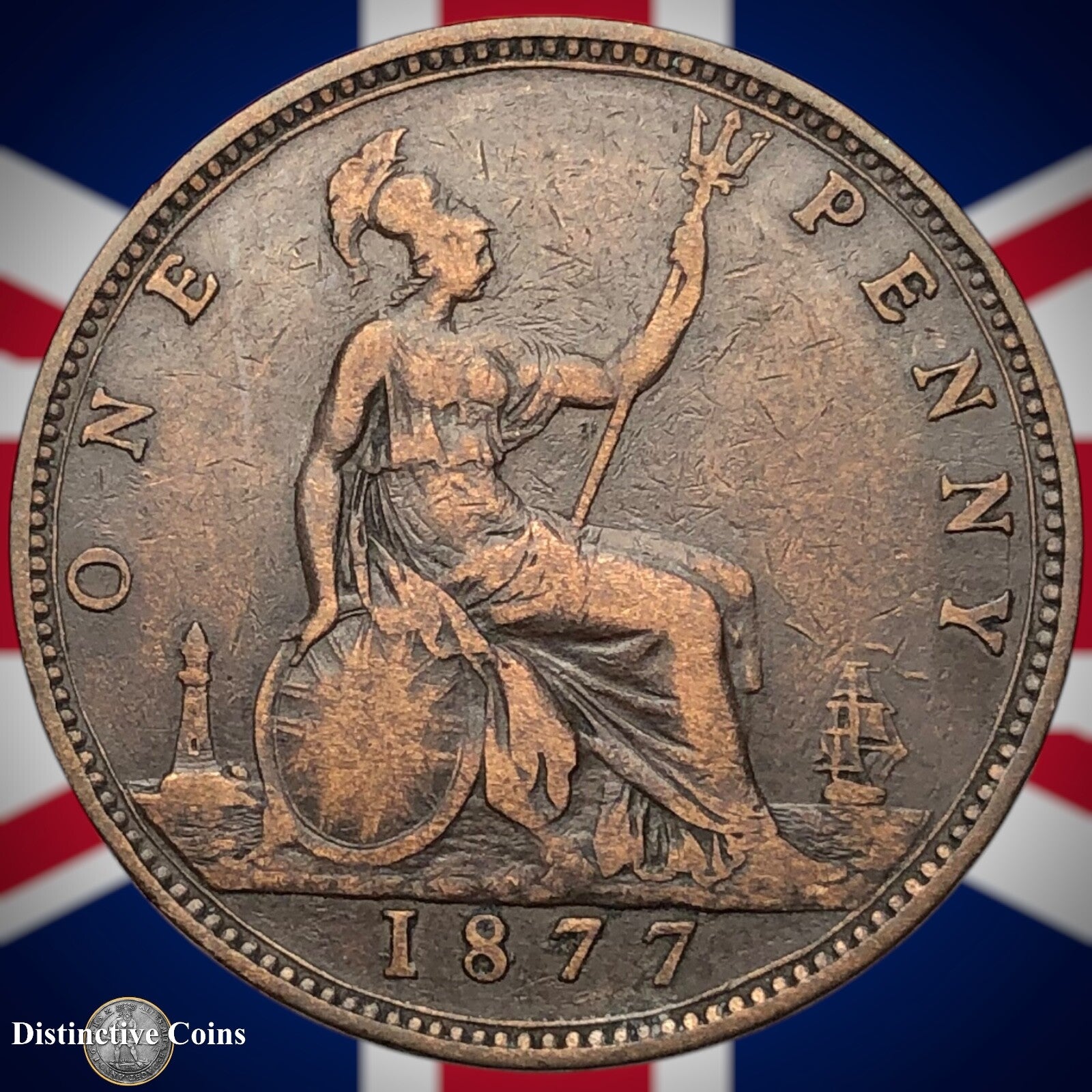Great Britain 1877 Penny 1d GB6391